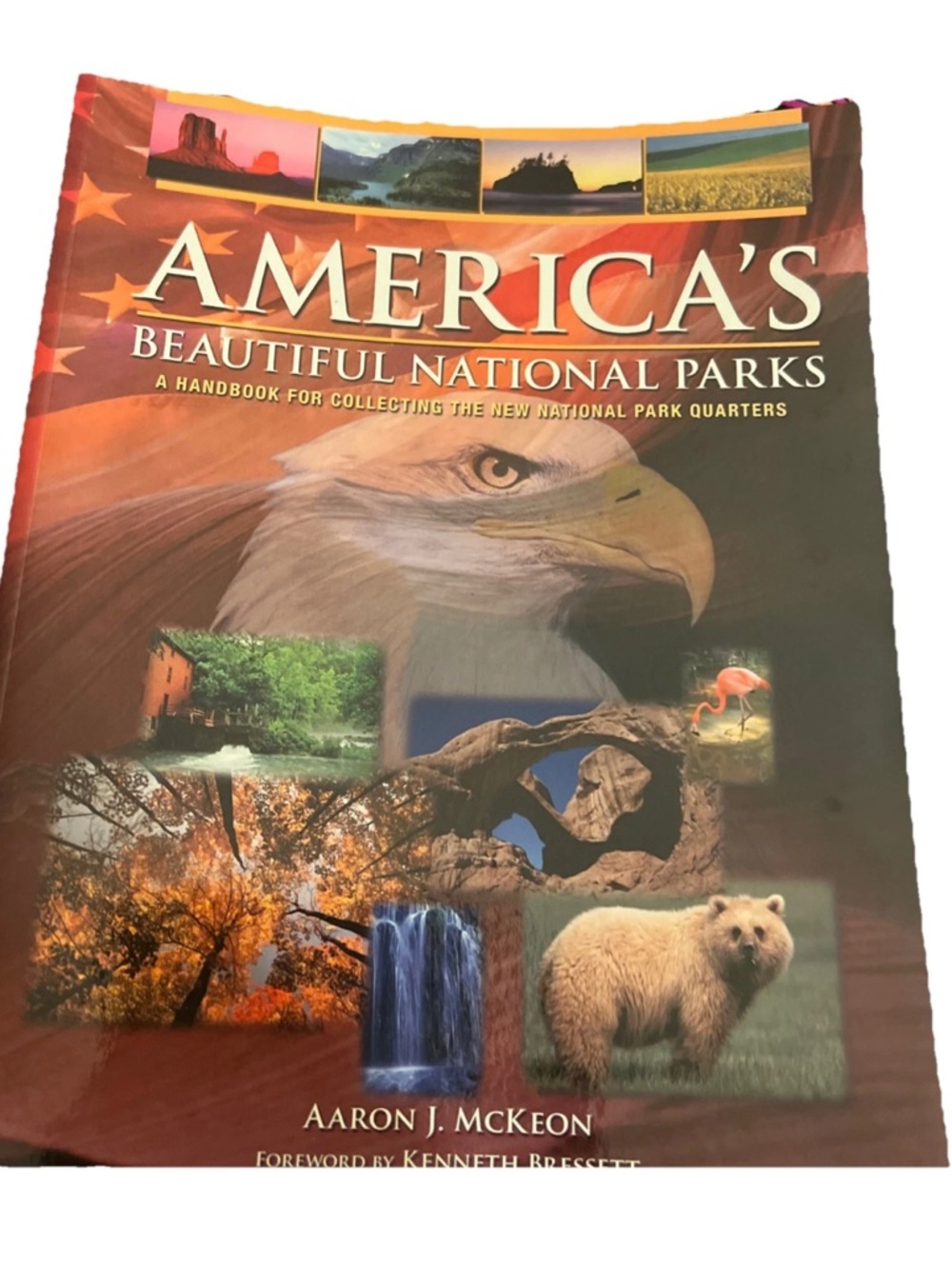 Whitman America's Beautiful National Parks Book Unisex OS Red Excellent Quarters
